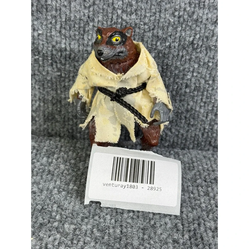 Vintage 1992 TMNT Master Splinter Figure Playmates Mirage Studios Robe Accessory